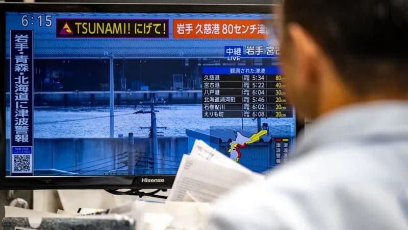 Japan on high alert for 'huge' second quake after issuing tsunami warning