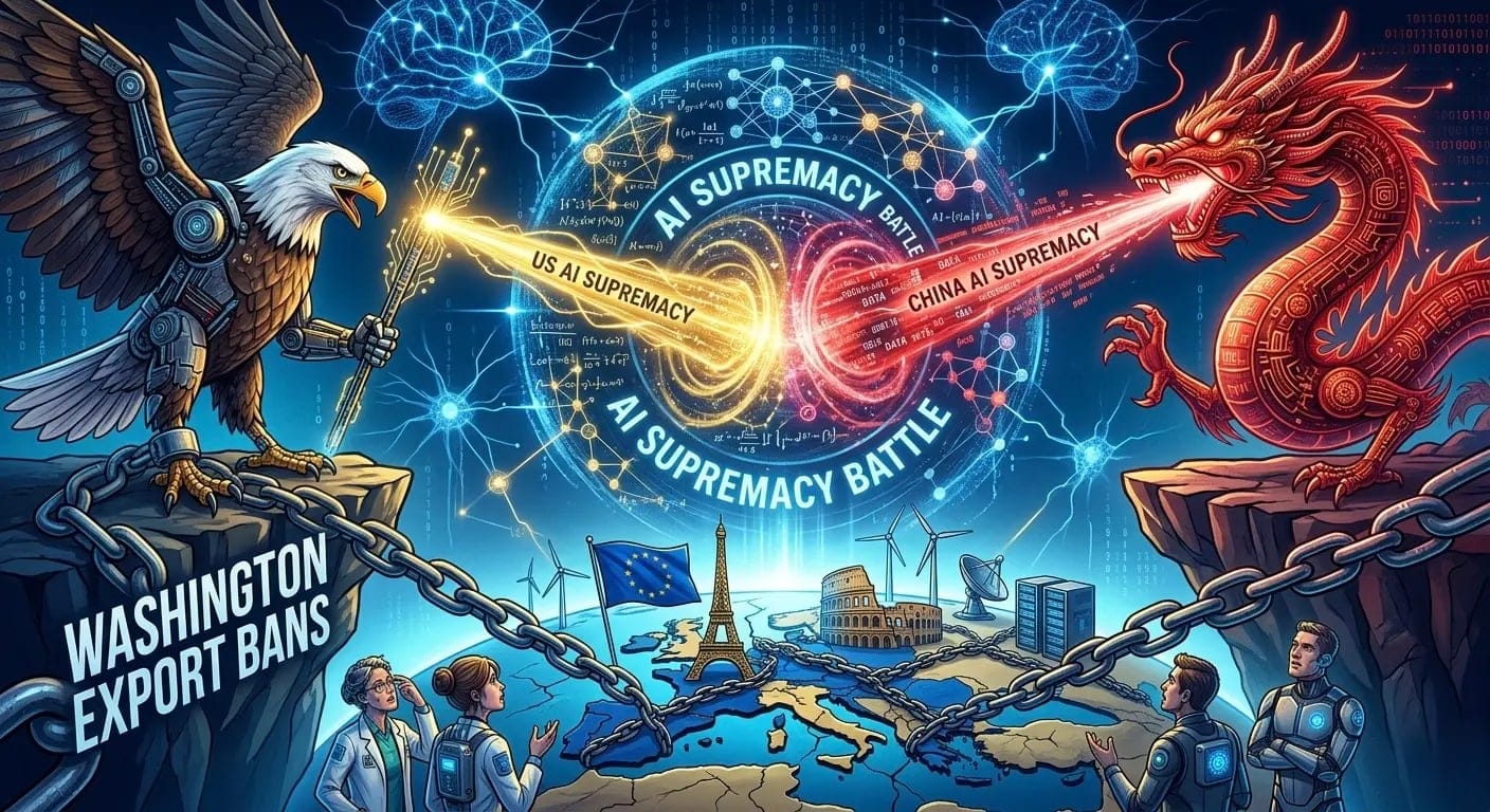 US–China AI Supremacy Battle: New Washington Export Bans Shackle Europe's Tech Sector