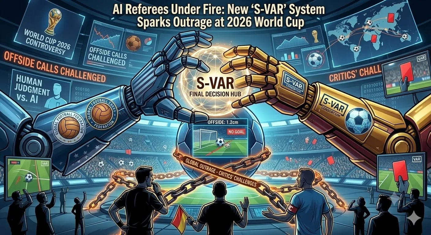 AI Referees Under Fire: New 'S-VAR' System Sparks Outrage at 2026 World Cup