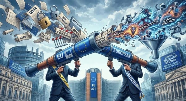 The Tripartite AI Schism: Europe’s Regulatory Bazooka, America’s Strategic Capture, and China’s Local compute Triumph